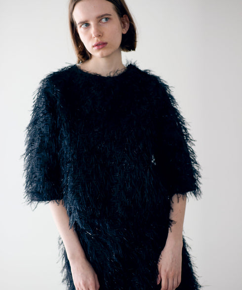 【SOI-MeME】sheer fringe top